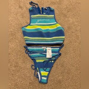 worn once authentic ganni swim wear